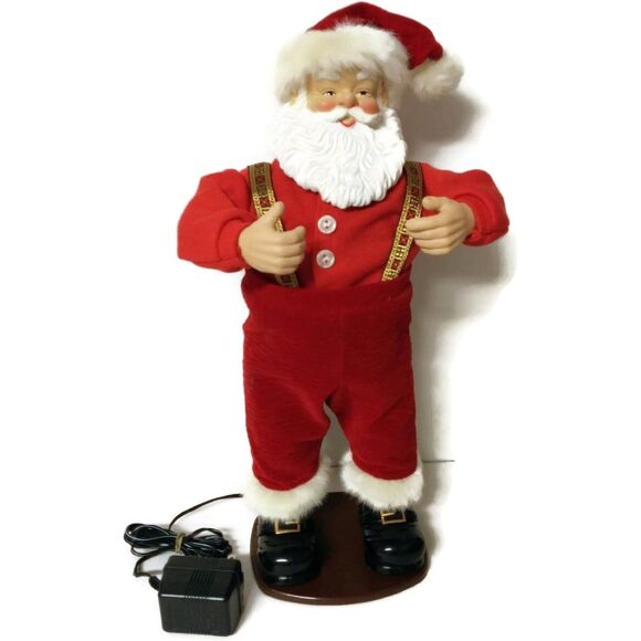 Jingle Bell Rock Santa Animated Dancing Singing Rock Santa Collectibles - Picture 2 of 2